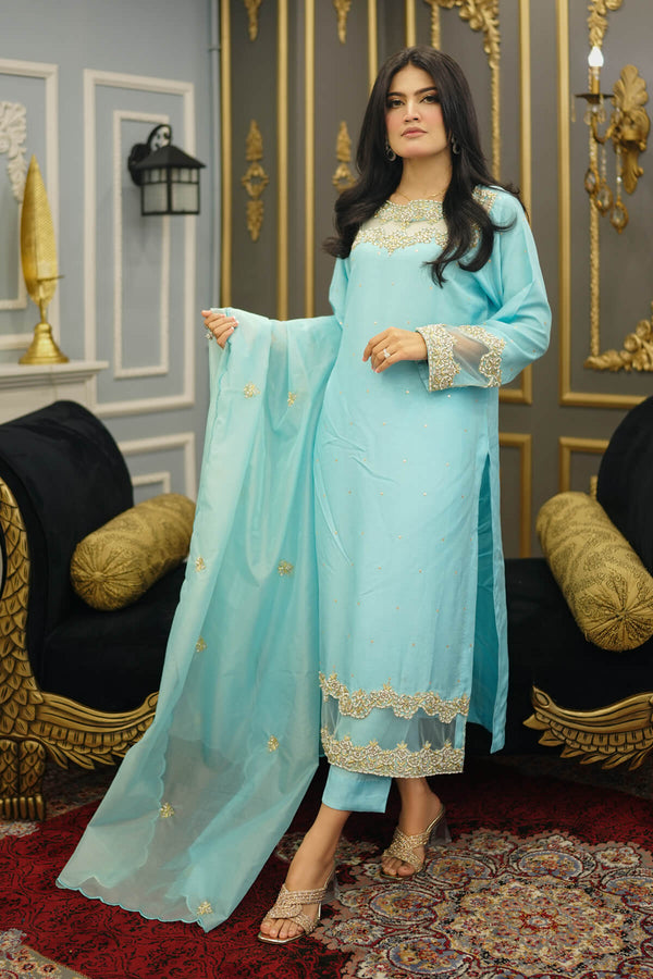 FALAK - 3 Piece Pure Raw Silk - Feyre